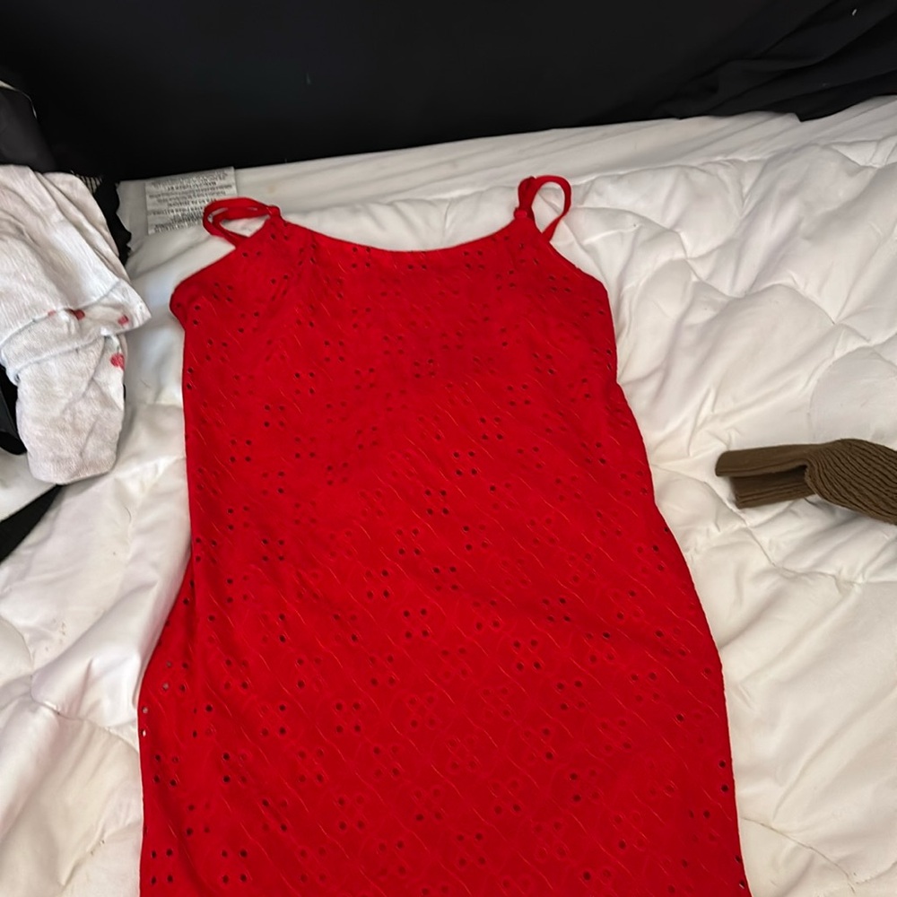 Red dress